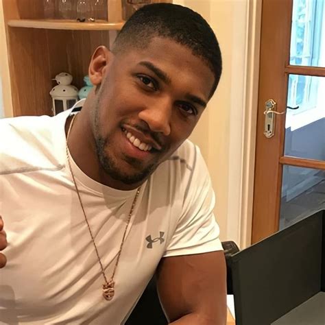 anthony joshua  instagram describe aj   emoji