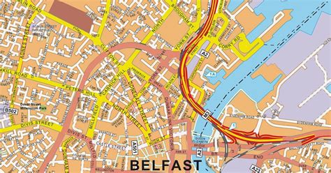 Maps of Belfast, Northern Ireland. - Free Printable Maps