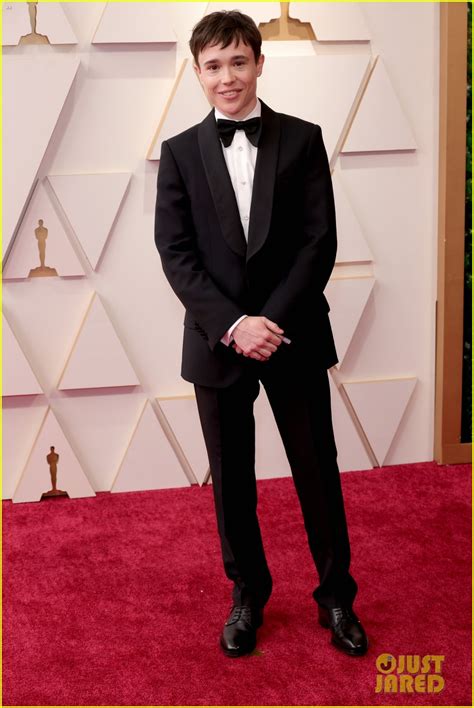 elliot page  sharp  gucci tux  oscars  photo