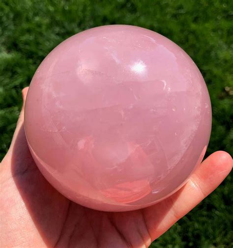 Home Décor Rose Quartz Sphere Home & Living etna.com.pe