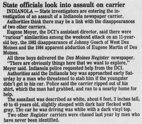 John David Gosch: His Family's Plea For Closure Image 15