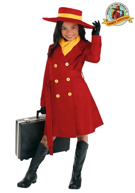 Kid's Carmen Sandiego Costume | TV Show Halloween Costumes