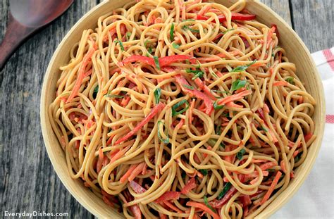 Cold Noodle Salad with Peanut Sauce Recipe