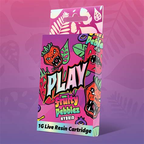 Play | Fruity Pebbelz | 1g | Live Resin Cartridge - Play Michigan