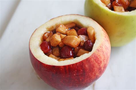 Stuffed Baked Apples With Cranberries - The Catch My Party Blog