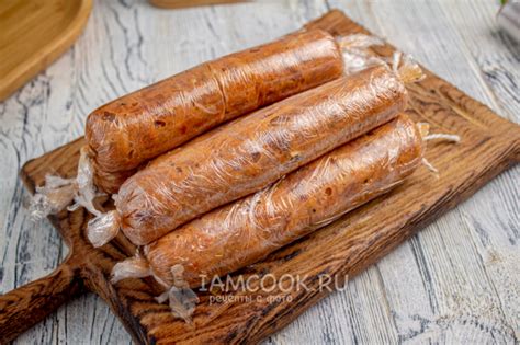 Сосиски из индейки (домашние) — рецепт с фото пошагово