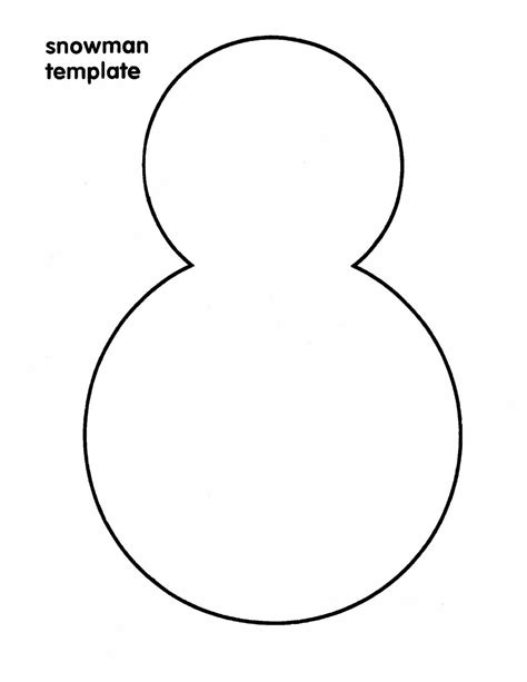 Snowman Face Templates Free Printable