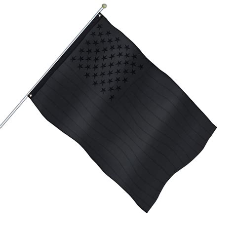 what does all black american flag mean 2