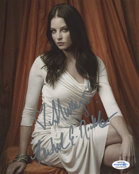 Rachel Nichols Sexy Signed Autograph 8x10 Photo ACOA | Outlaw Hobbies
