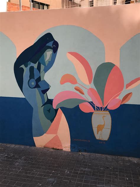 Laura Gonballes arte urbano en Sants Barcelona – arte urbano