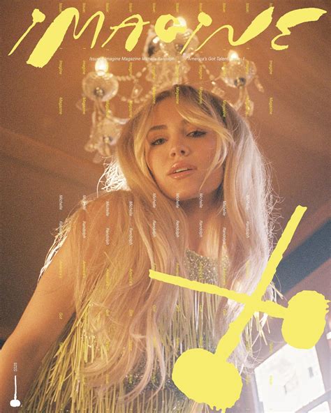 Michelle Randolph’s Radiant 'Imagine' Photoshoot • CelebMafia