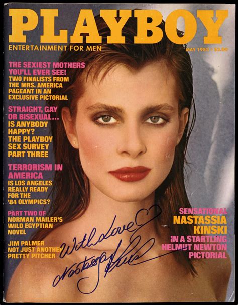 Lot Detail - 1983 Natassja Kinski Paris, Texas Signed Playboy Magazine