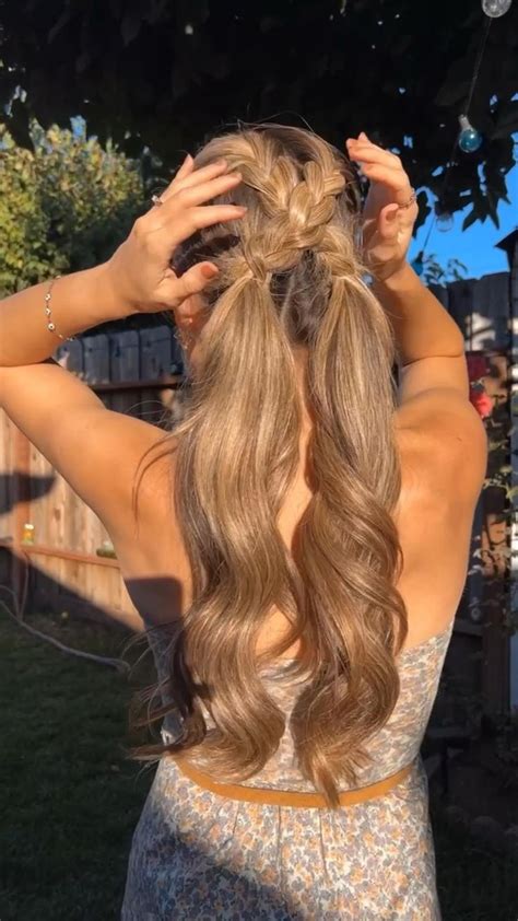 Cute summer hairstyle🧚🏻 in 2023 | Summer hairstyles, Hair styles, Long ...