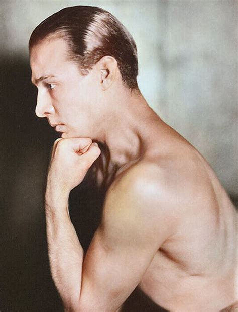 Shirtless RUDOLPH VALENTINO Color Tinted Photo (207-h ) | eBay