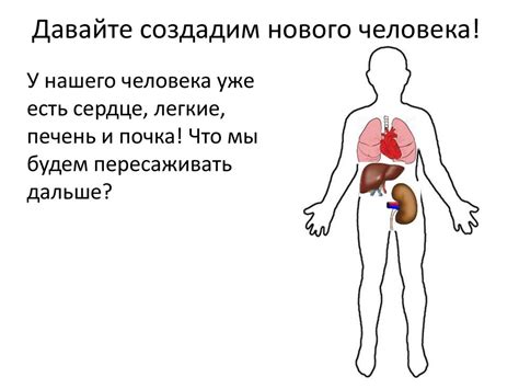 Трансплантология - создаем нового человека - презентация онлайн