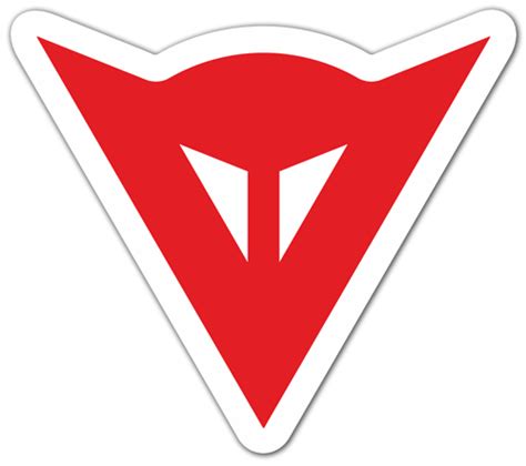 sticker dainese logo red muraldecalcom