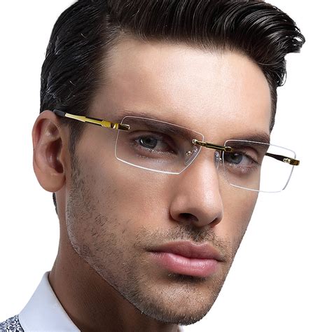 Mens Rimless Glasses Uk | Louisiana Bucket Brigade