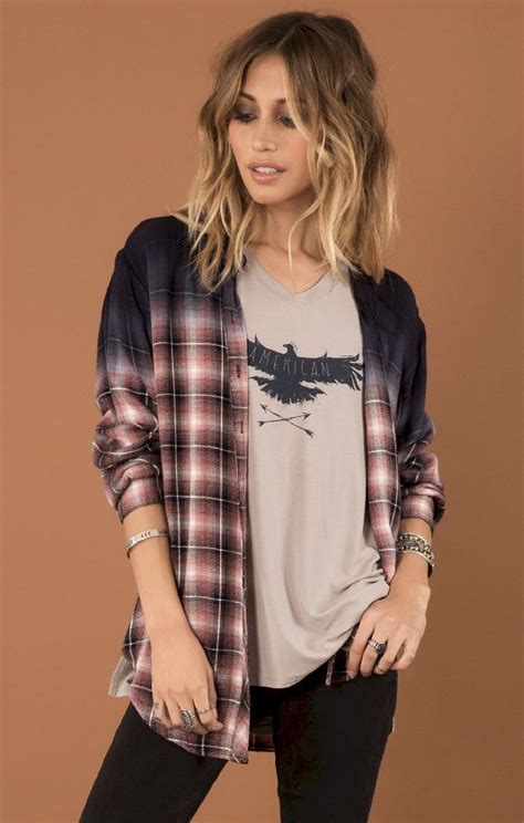 Flannel Shirt Outfit Ideas For 2024 – ADDICFASHION