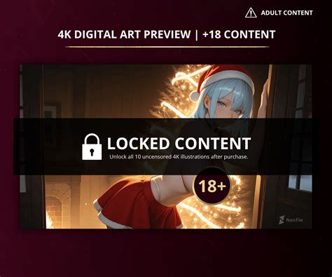 20 FREE NSFW Anime-Style Christmas Girl Wallpapers by NexfileX18