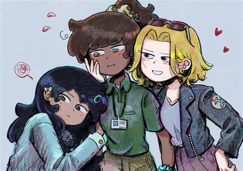 marcy wu, anne boonchuy, and sasha waybright (amphibia) drawn by