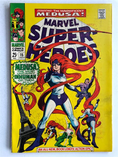 Marvel Comics - Marvel Super-Heroes #15 - Medusa- 1x sc - (1968) - Catawiki