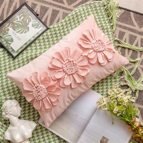 Light Luxury Pink Pillow Case Home Decor Headboard Pillow Throw Pillow ...