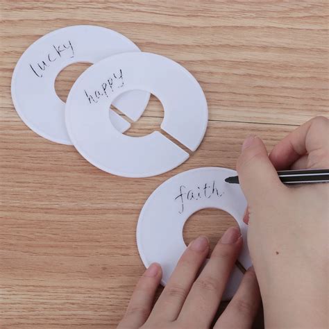 5/10 шт. цвета: белый/черный DIY Костюмы бирки с размерами круглые ...