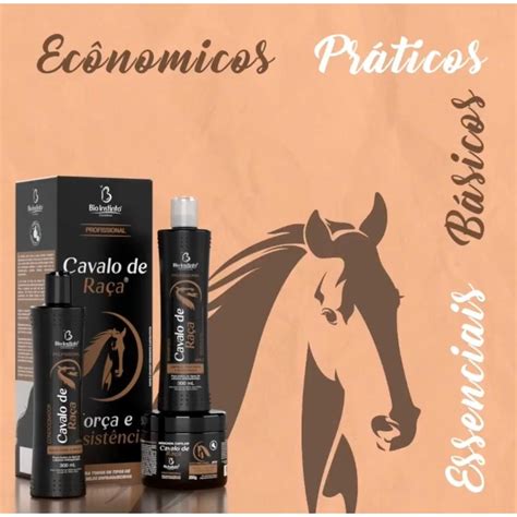 Produto De Cavalo Para Cabelo Crescer - Kit para crescer cabelo Cavalo De Raca anti queda | Shopee Brasil