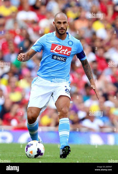 PABLO CANNAVARO NAPOLI LONDON UK 03 August 2013 Stock Photo - Alamy