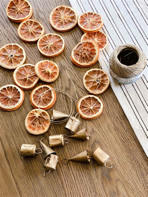 how to make dried orange garland