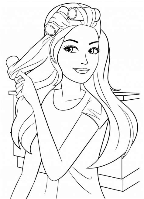 30+ Desenhos da Barbie para imprimir e colorir - Como fazer em casa