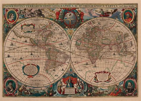 Antique World Map Wall Mural - Murals Your Way