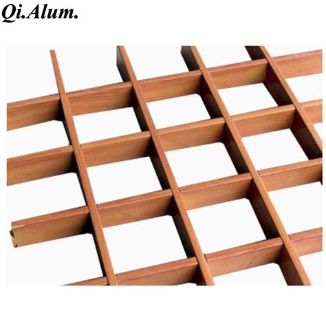 customized open cell metal aluminum grid suspended false ceiling