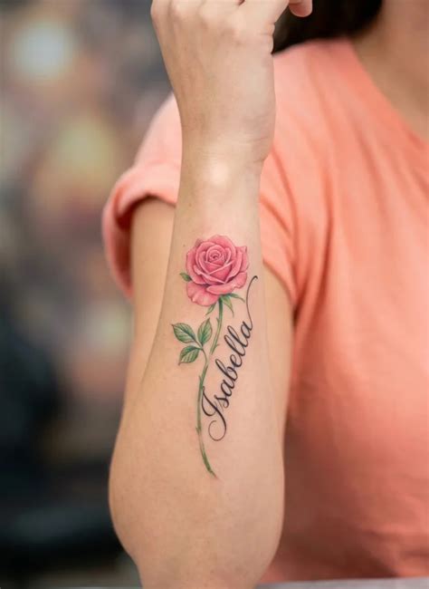 flower  tattoos  women  stylish lettering ideas