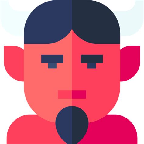 Demon Basic Straight Flat icon