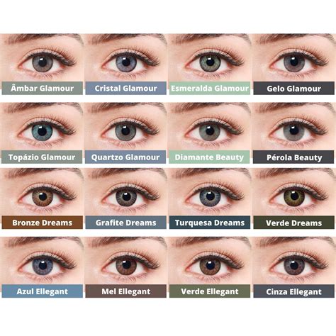 Lente De Contato Com Grau E Cor - Lentes de Contato Colorida Com grau NATURAL VISION ANUAL - PAR ...