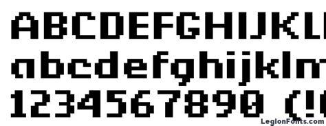 Berkelium bitmap Font Download Free / LegionFonts