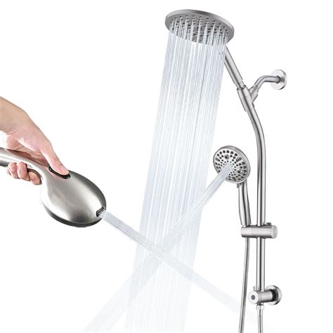 UCLIMAA High Pressure Shower Head with Handheld Shower, 26" Adjustable
