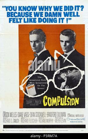 COMPULSION -1959 POSTER Stock Photo - Alamy