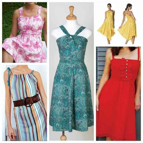 Summery Sundress sewing patterns