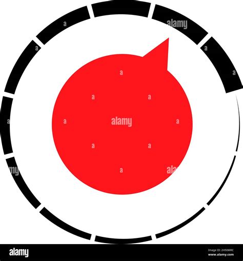 Gauge, meter, dial icon with different number of sections, parts ...