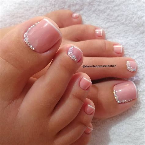 Uñas De Pies Decoradas Con Piedras 2020 / 50 Ideas De Unas Decoradas ...