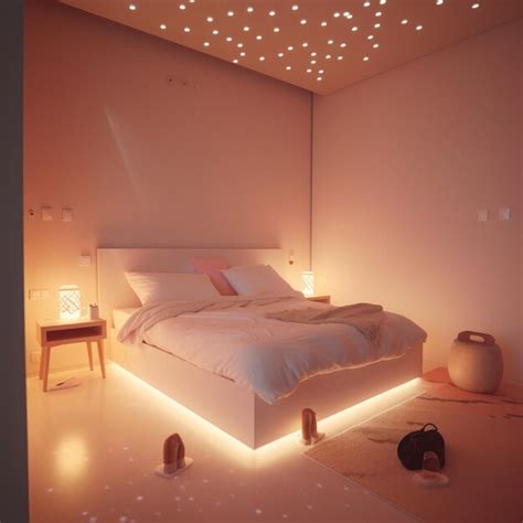 bed  realistic lighting pictures