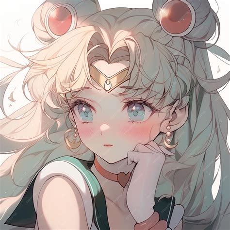 Premium Photo | Sailor moon fan art from the anime
