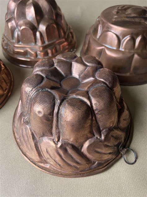 Round Antique Copper Molds - My French Country Home Box