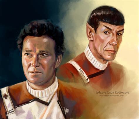 Kirk and Spock by ladunya on DeviantArt