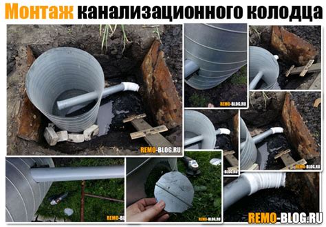 Монтаж канализационного колодца - своими руками (фото и видео ...
