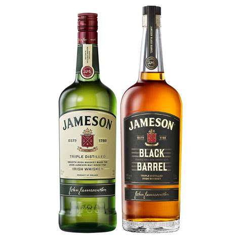 Jameson Triple Distilled and Black Barrel 2x70cl | Buy online for UK