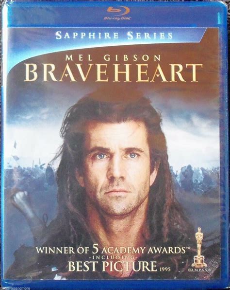 BRAVEHEART Blu Ray MEL GIBSON Nude SOPHIE MARCEAU War KILL Die EPIC