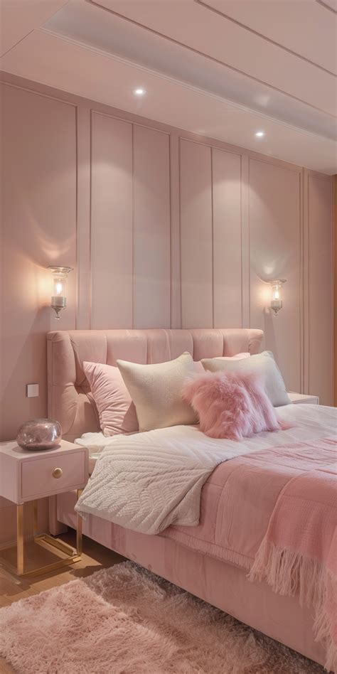modern pink bedroom design  decor ideas  home owners pink
